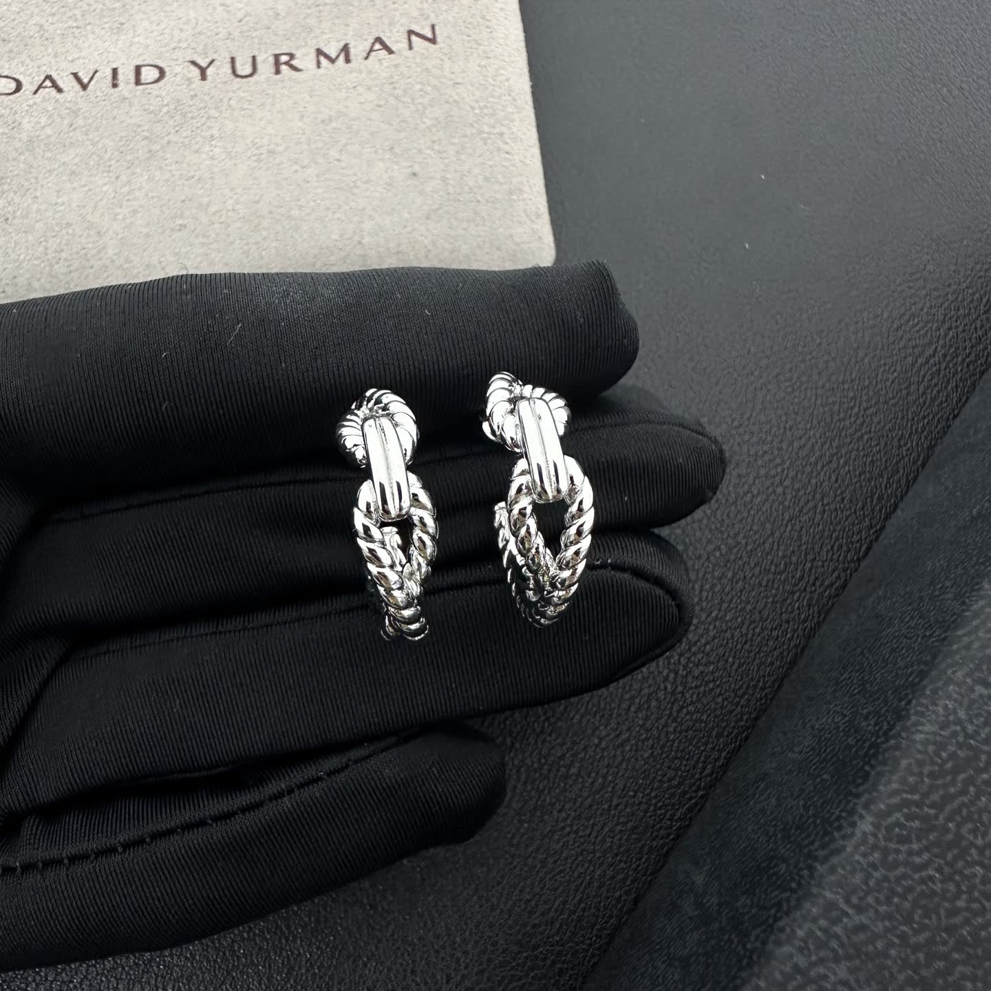 David Yurman Cable Collectibles Hoop Earrings